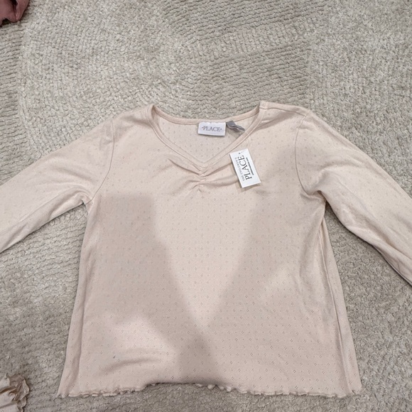 BUNDLE⭐️ Black Flared Jeans paired with 3 children’s place long sleeves - Picture 8 of 9